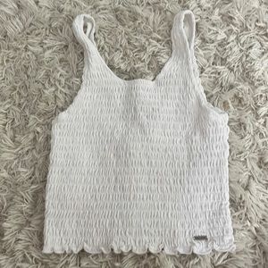 Hollister cropped smocked tank